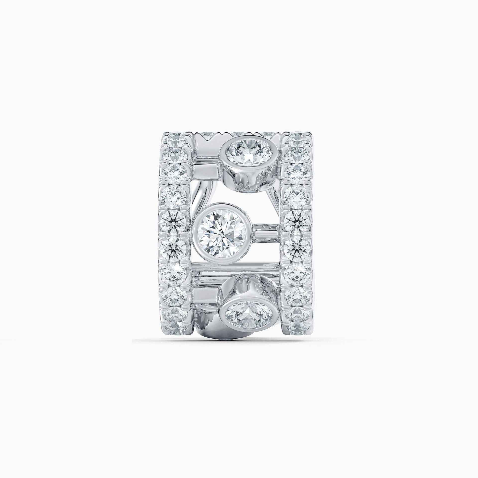 Dewdrop Ear Cuff in White Gold