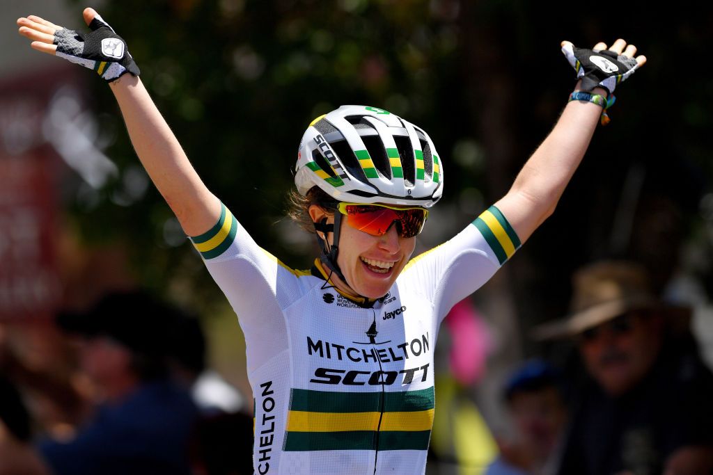 Amanda Spratt of Mitchelton-Scott won stage 2 of the Women&#039;s Tour Down Under