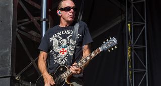 Brian Baker plays live with Bad Religion in 2014