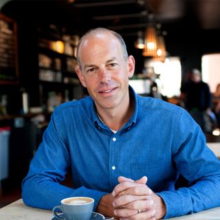 phil spencer with coffee