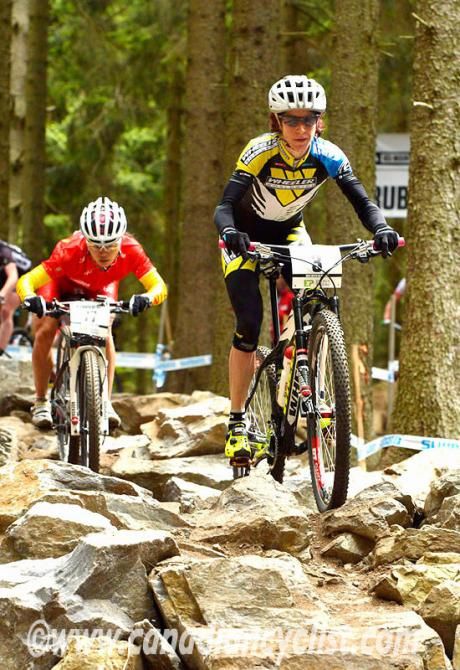 Esther S&uuml;ss (Wheeler - IXS Team) rode into the top-15