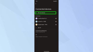 Pixel Bluetooth pair a new device