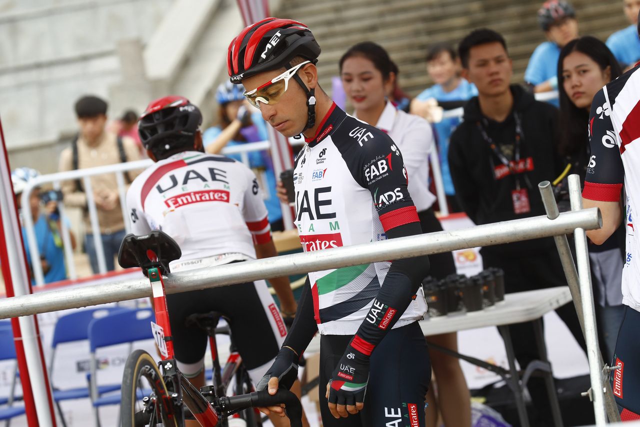 Fabio Aru at the start
