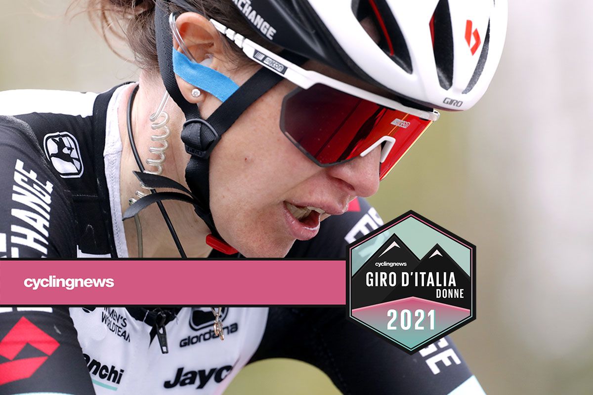 MUR DE HUY, BELGIUM - APRIL 21: Amanda Spratt of Australia and Team BikeExchange on arrival during the 24th La Fleche Wallonne 2021, Women Elite a 130,2km race from Huy to Mur de Huy 204m / #FlecheWallonne / #FWwomen / #UCIWWT / on April 21, 2021 in Mur de Huy, Belgium. (Photo by Bas Czerwinski/Getty Images)