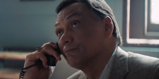 Jimmy Smits as Mr. Rosario on hold to "You'll Be Back"