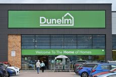 A general exterior view of a Dunelm homeware and home furnishings retail store