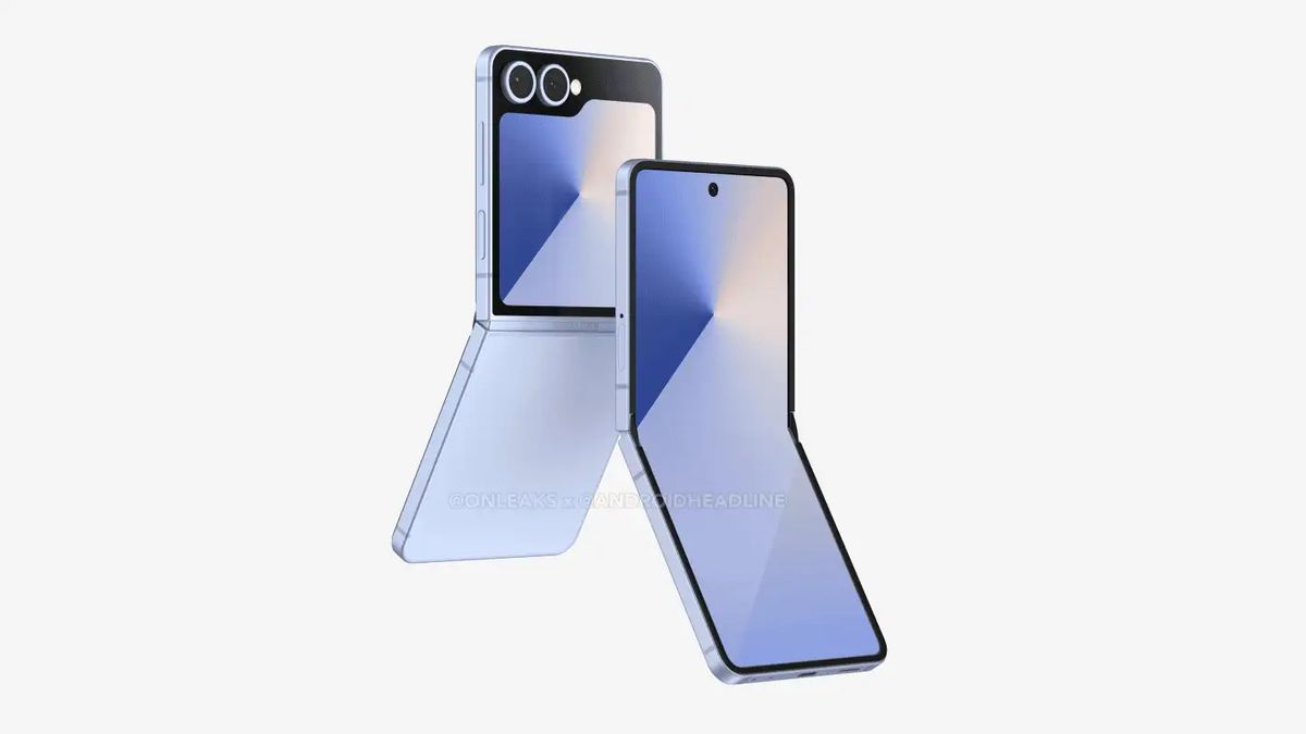 The leaked Samsung Z Flip 7
