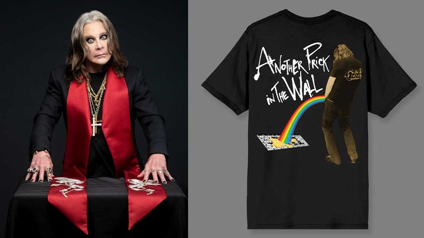 Ozzy Osbourne dressed as a vicar, and the &#039;Another Prick In The Wall&quot; t-shirt 