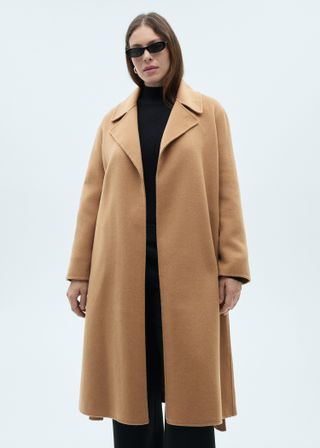 Belt Handmade Coat - Women | Mango Usa