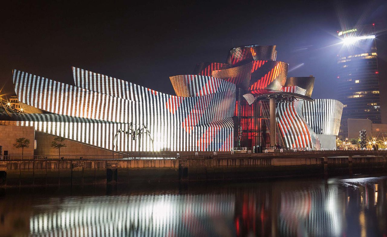 59 Productions transform Guggenheim Museum Bilbao with Reflections, a spectacular projection-mapping event to celebrate its 20th anniversary.