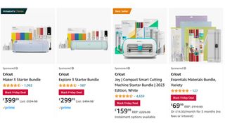 A range of deals on the Cricut machines .