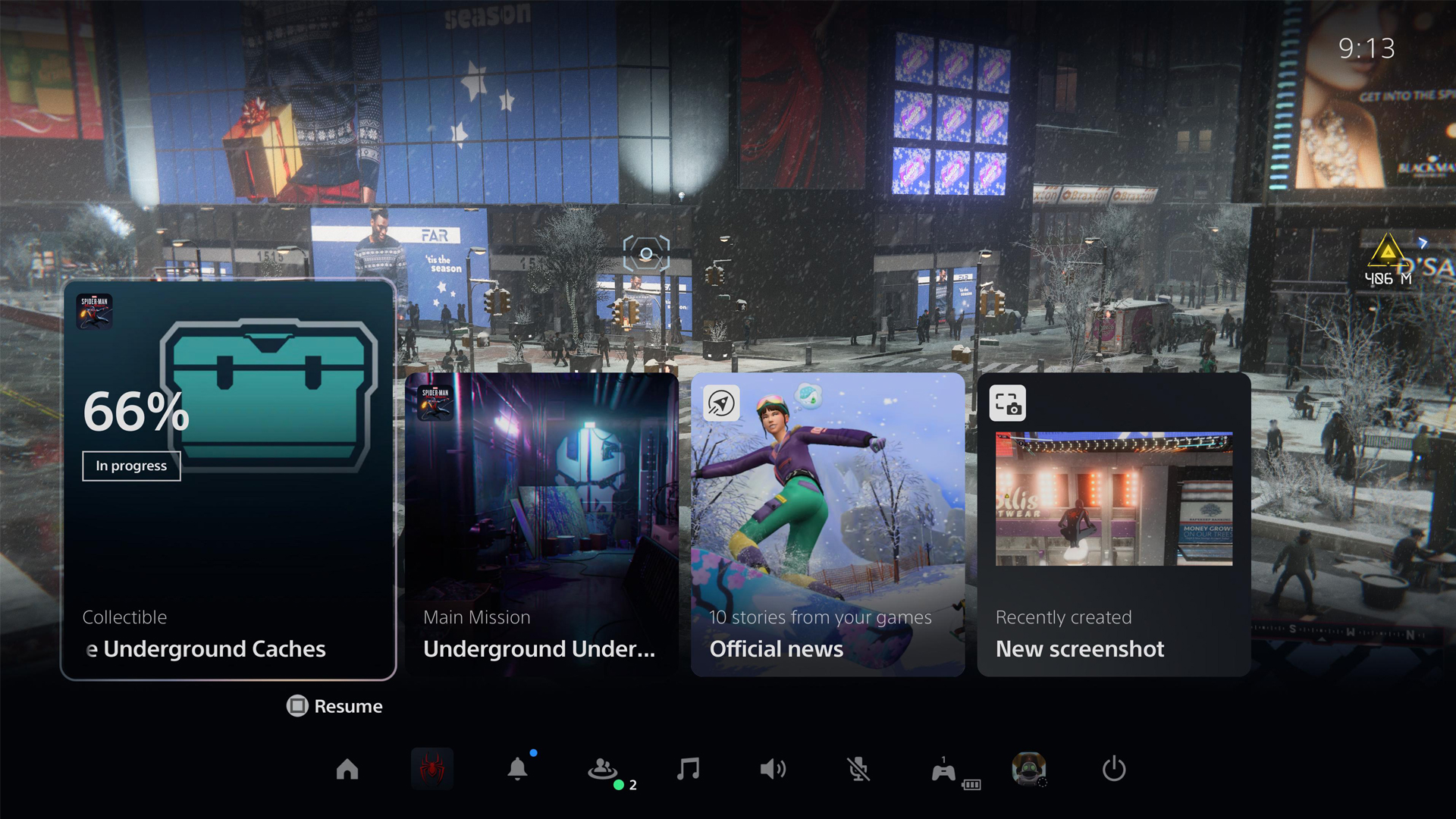 PS5 UI