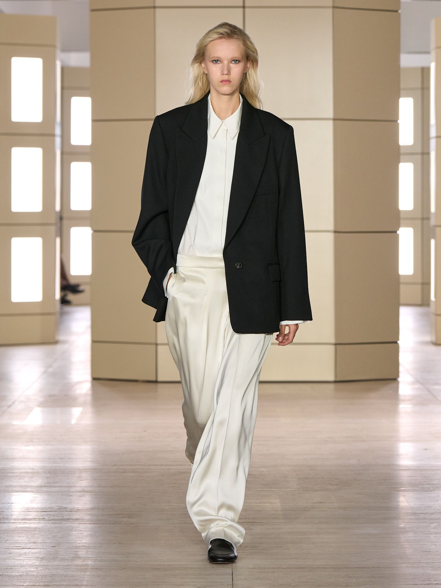 new york fashion week models wearing wearable clothes for spring 2027