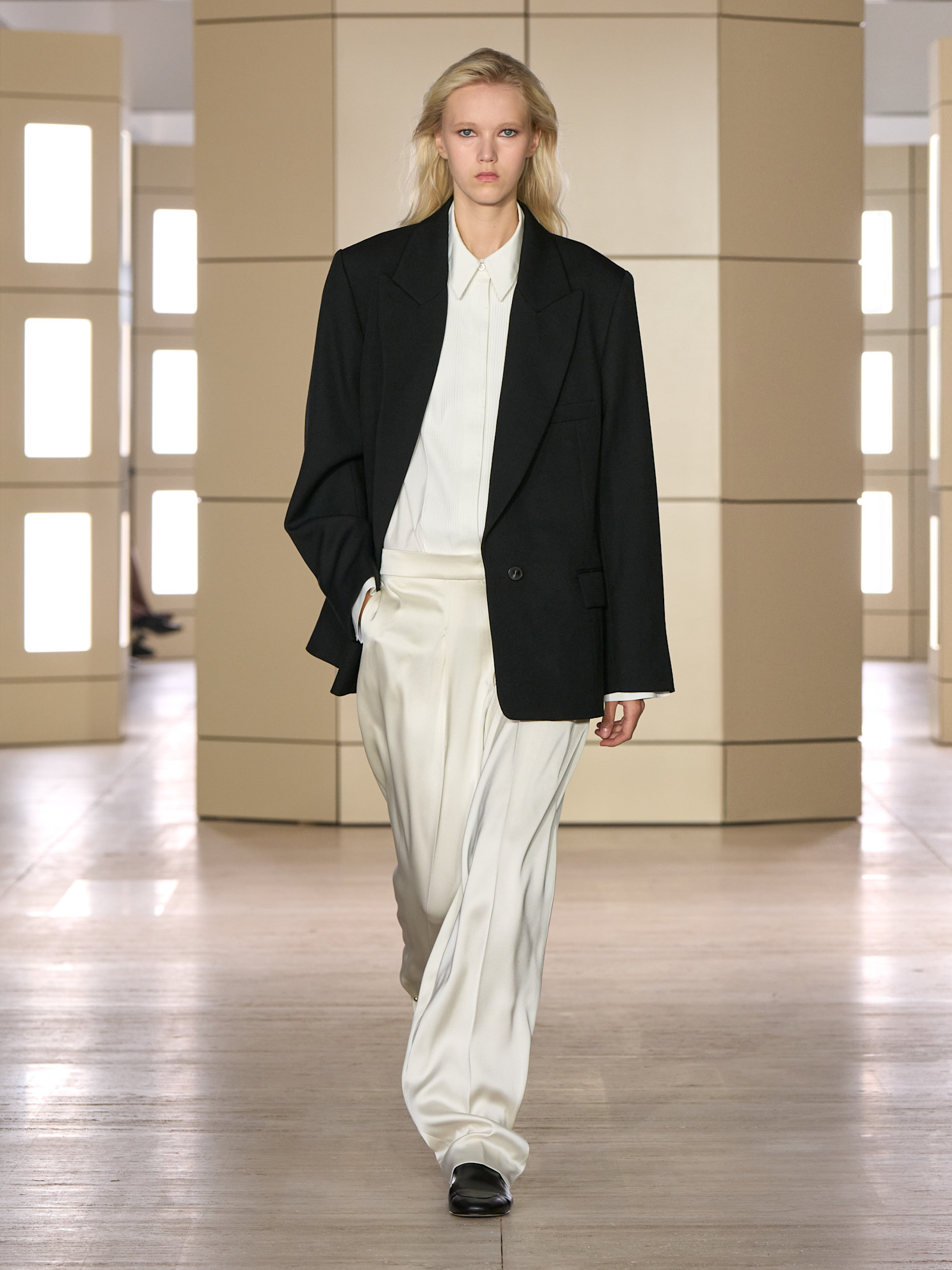 new york fashion week models wearing wearable clothes for spring 2027