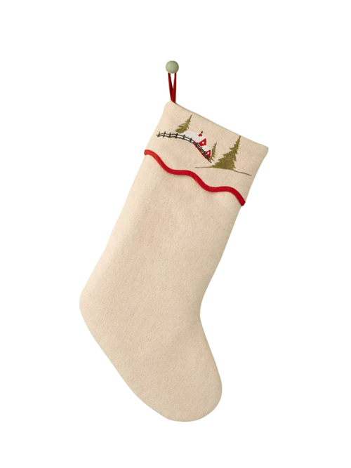 Scenery Holiday Stocking