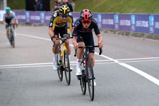 Tom Pidcock (Ineos Grenadiers) at Amstel Gold Race, where he finished second