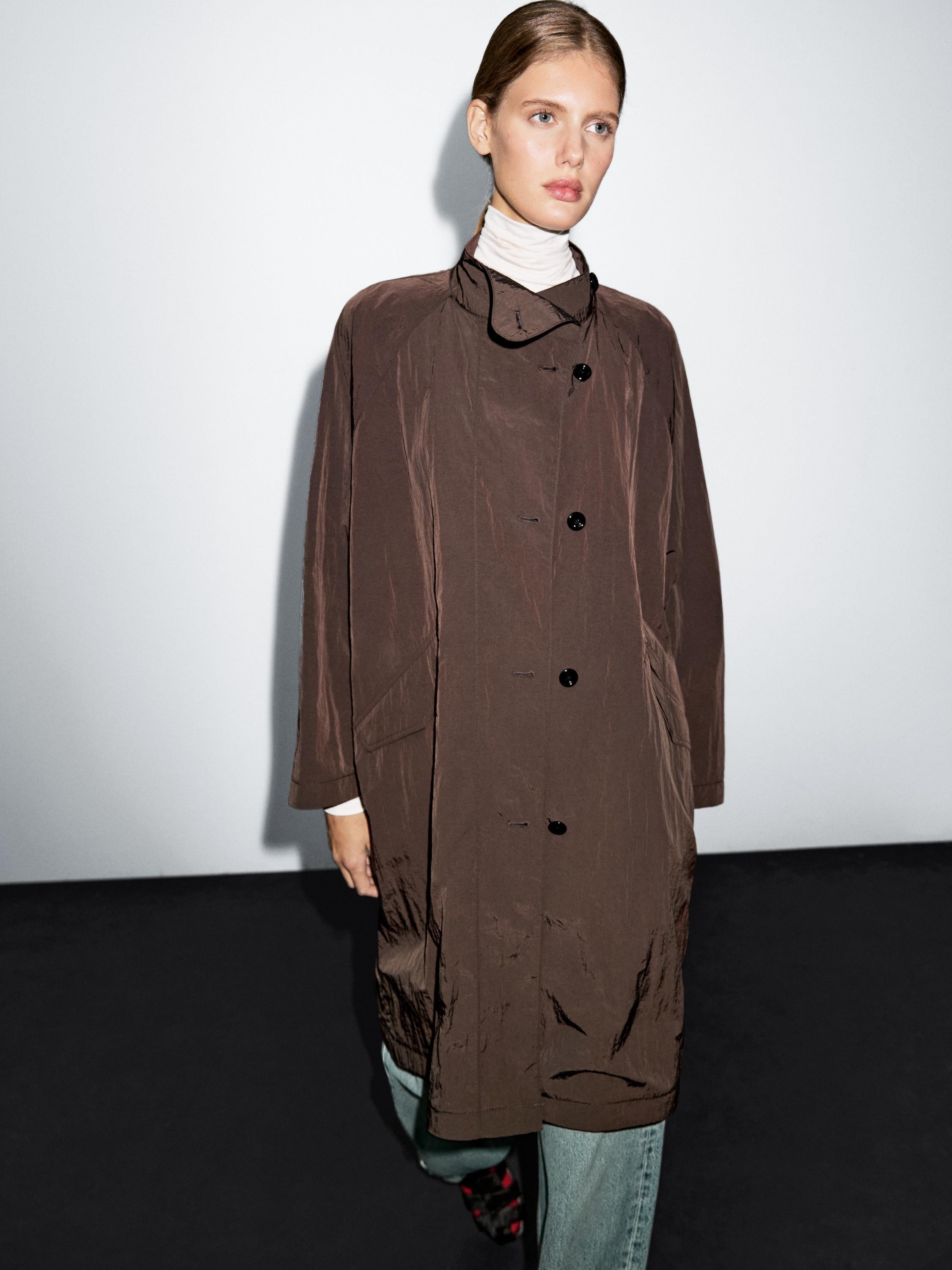 Oversize Flowing Trench Coat