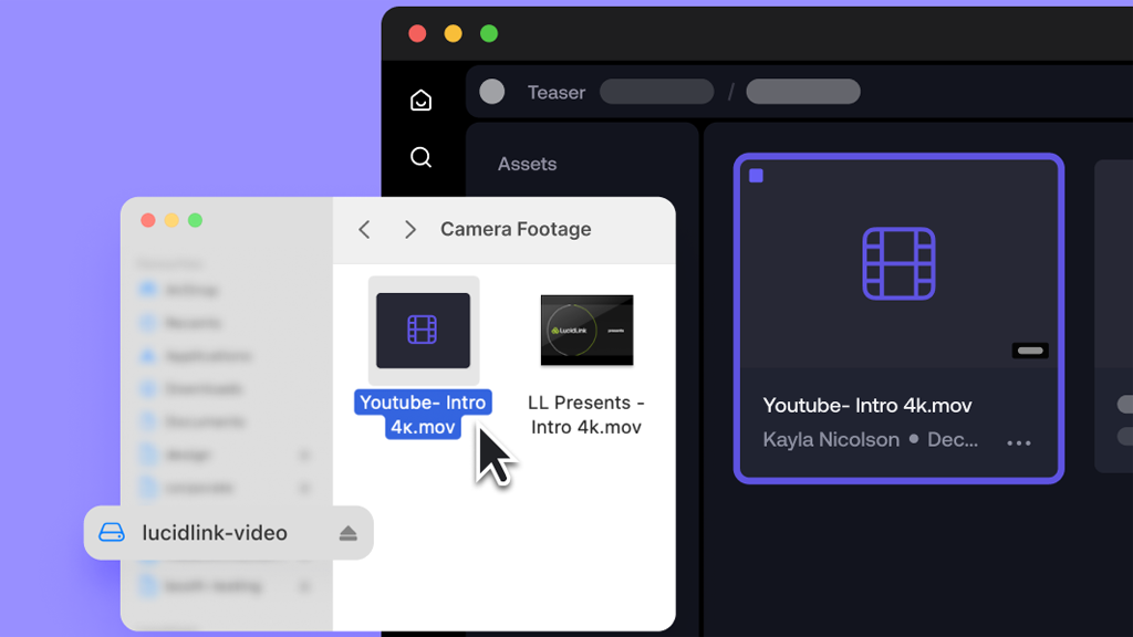 LucidLink and Adobe Frame.io integration