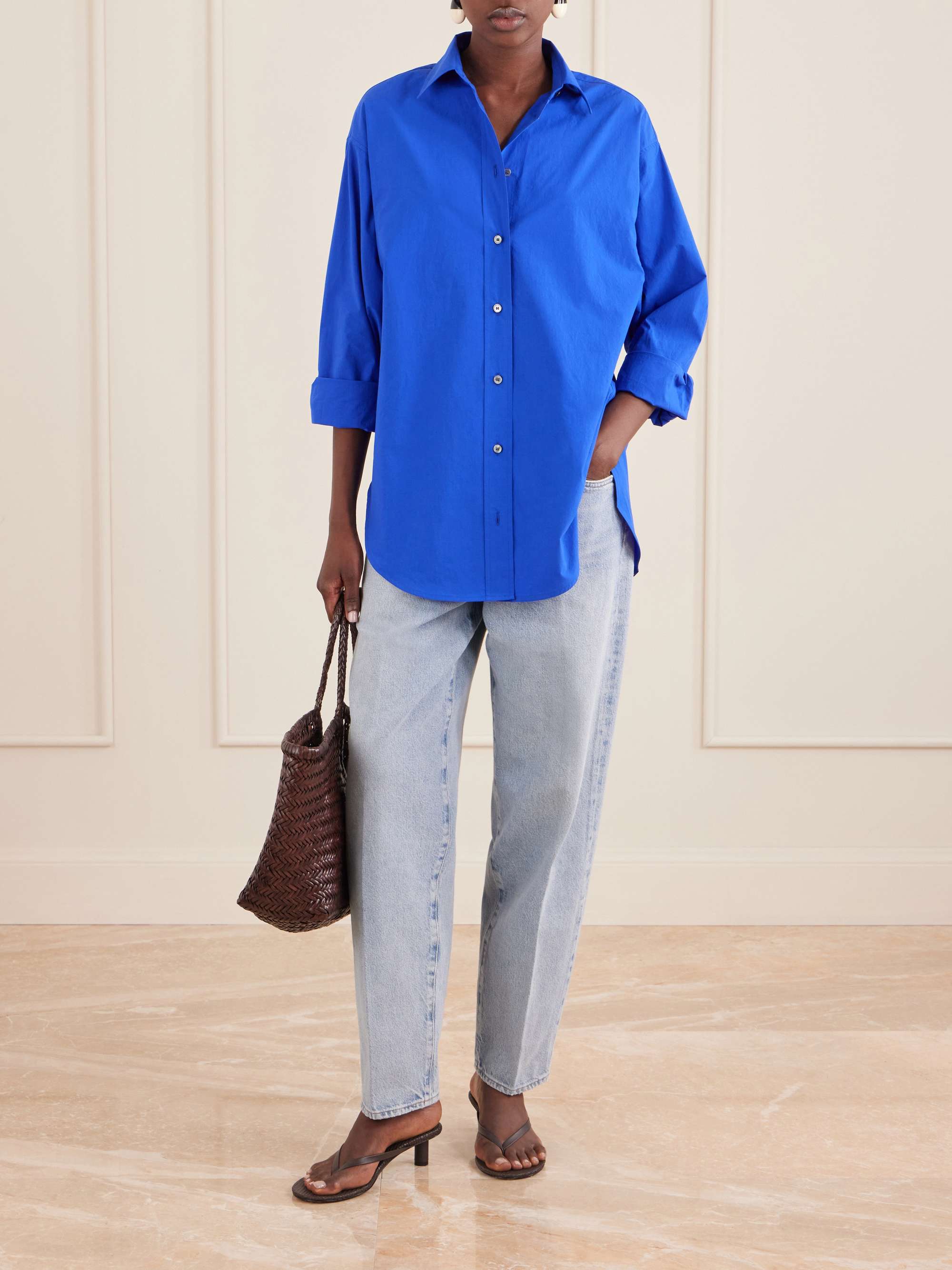 Sona Cotton-Blend Shirt