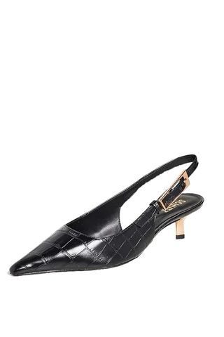 Schutz Lana Croco Slingback Pumps