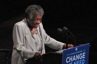 Maya Angelou's speech for Barack Obama’s 2008 presidential campaign.