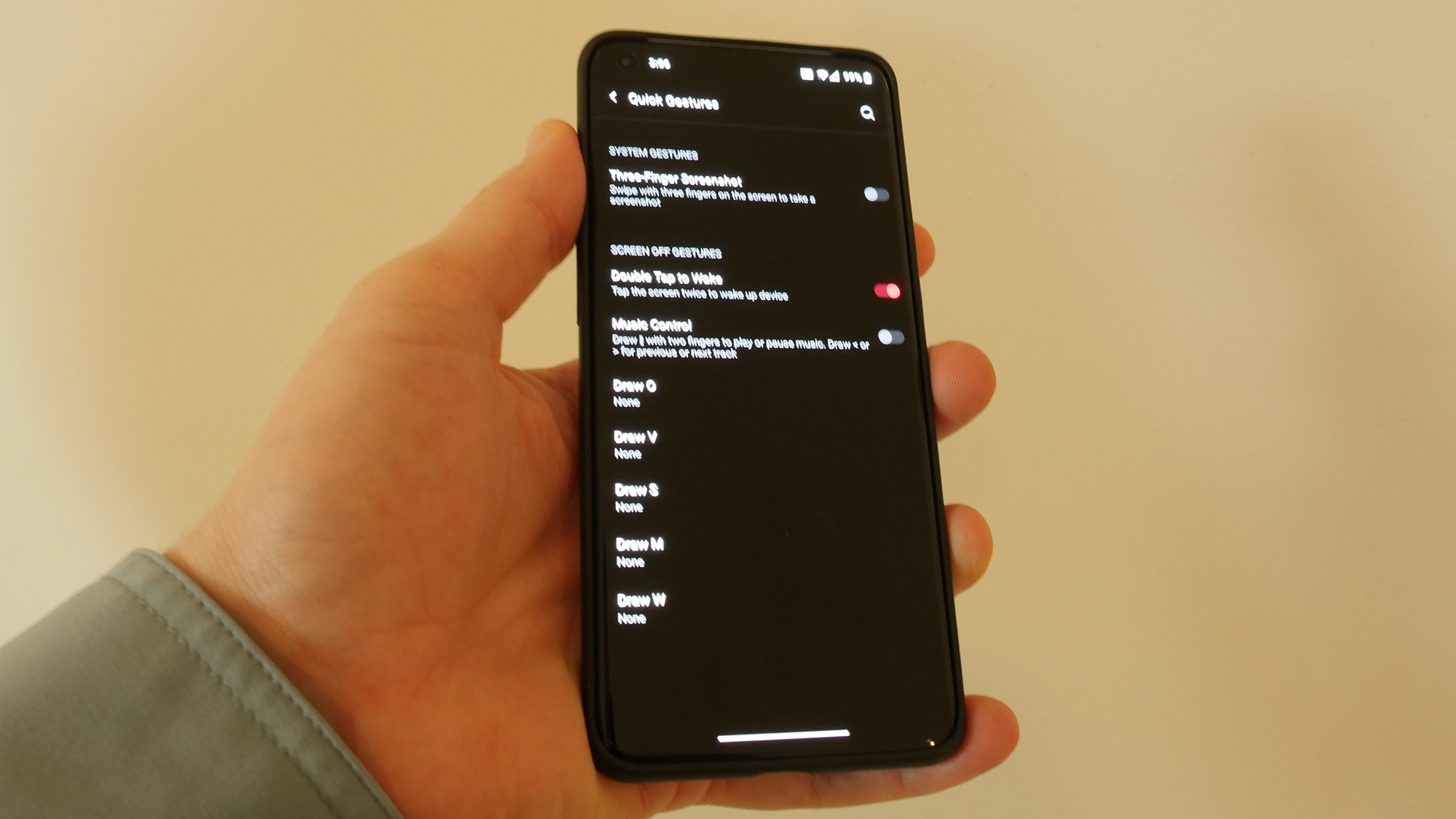 OnePlus 9 Pro quick gestures