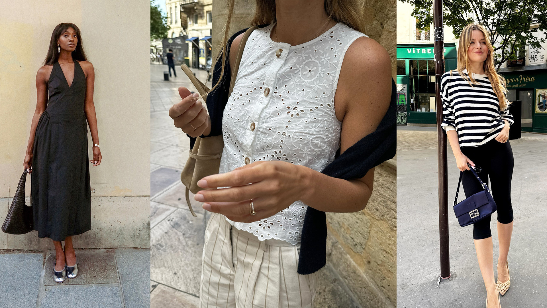 French influencers wearing summer trends