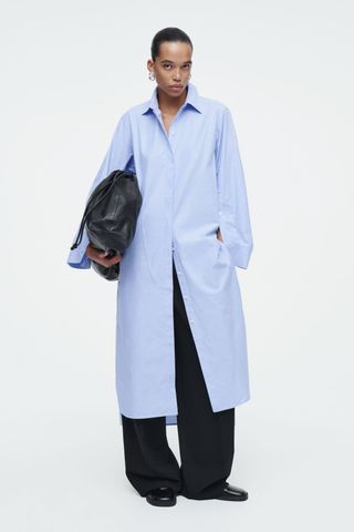 Asymmetric Deconstructed Shirt Dress