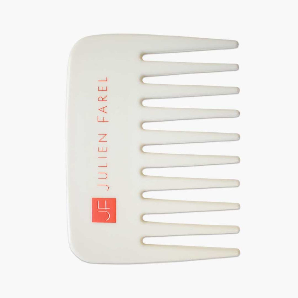 White Travel Comb