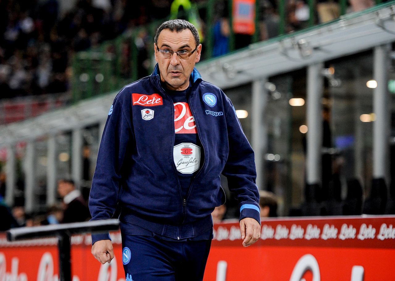 Napoli manager Maurizio Sarri, 2016