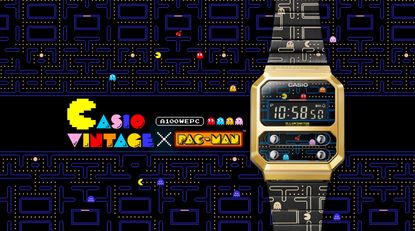 Pac-man on a Casio watch
