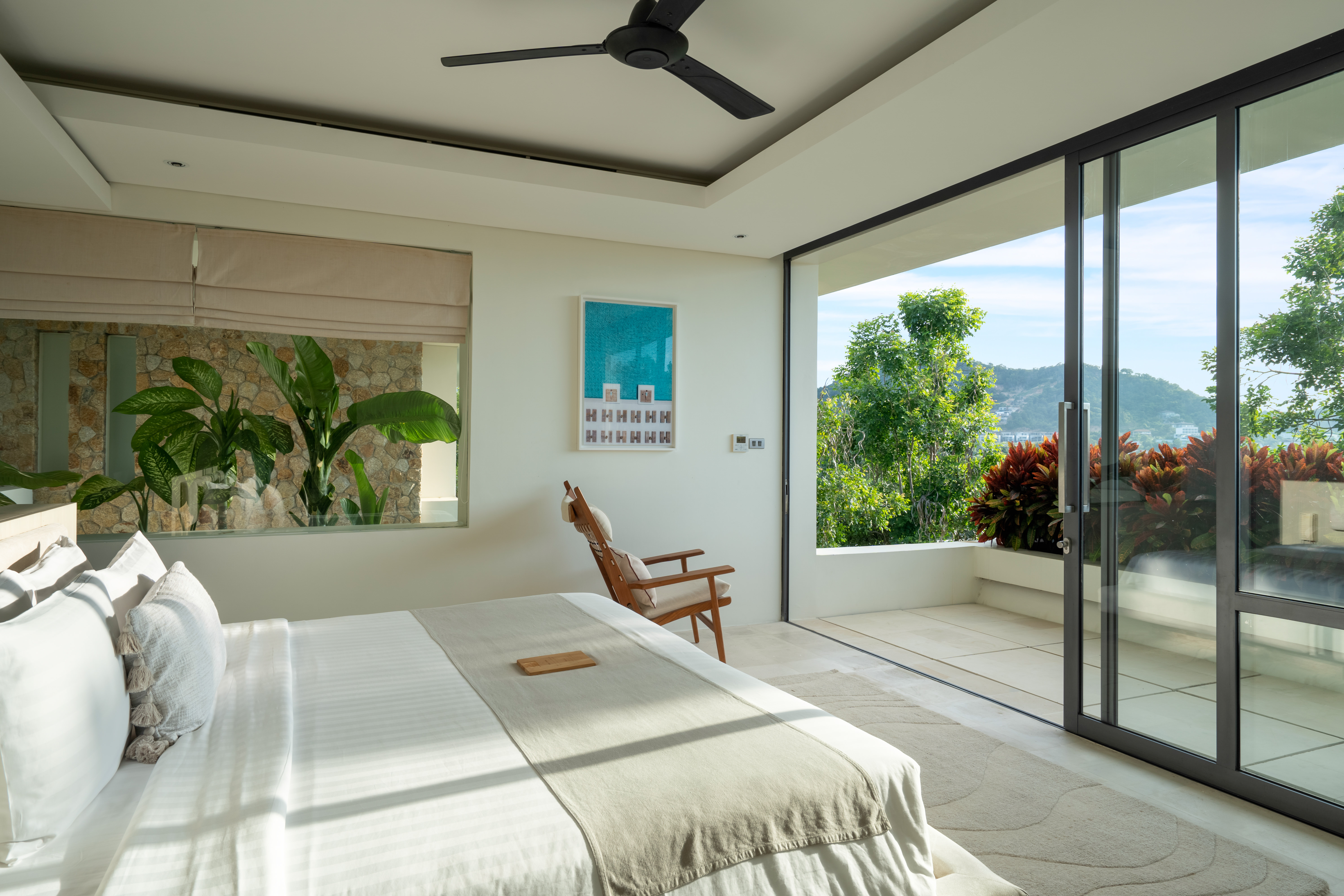 Images of a dreamlike villa in Thailand with sea views and a whopping great infinity pool