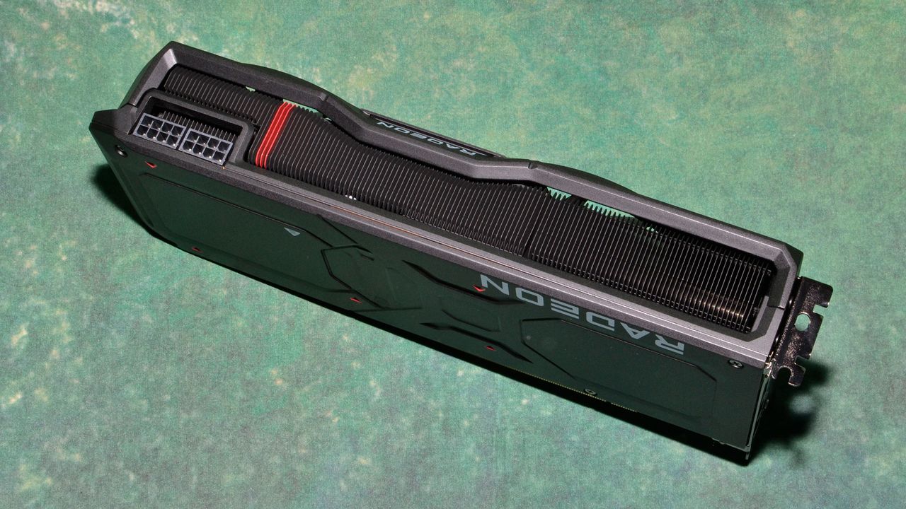 AMD Radeon RX 7800 XT reference card photos