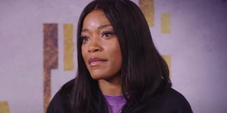 Keke Palmer speaking on Berlin Street