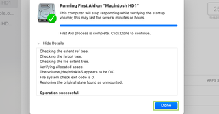 How to repair a disk in macOS