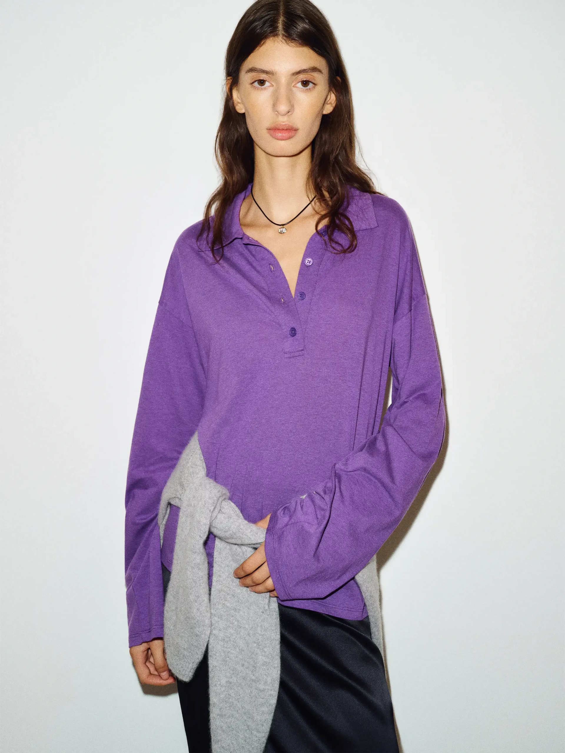 the reformation, Mellen Polo Knit Top