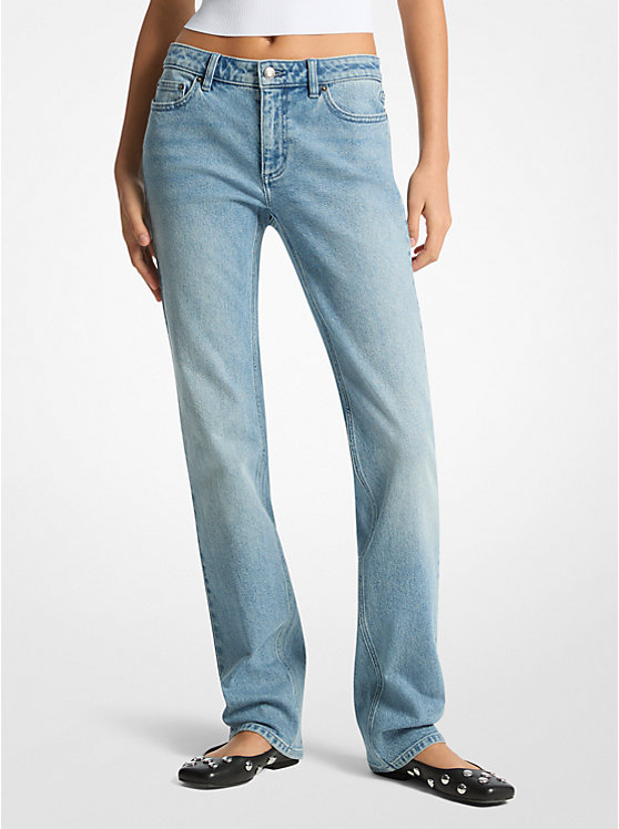Stretch Denim Cigarette Jeans