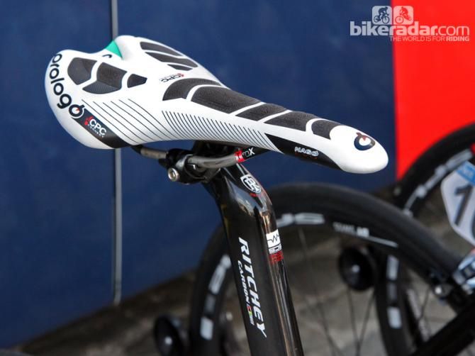 IAM Cycling's Prologo saddles feature grippy CPC covers