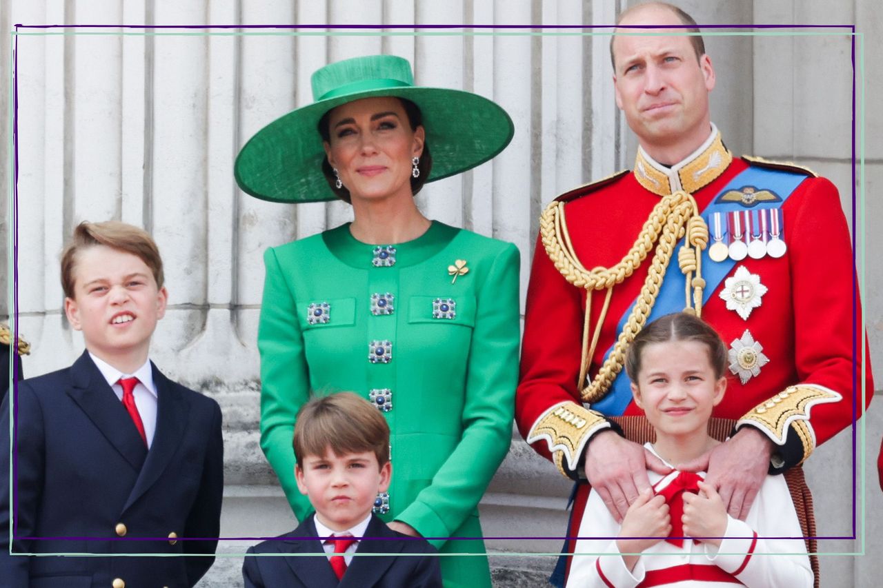 Prince George, Kate Middleton, Prince Louis, Prince William and Princess Charlotte