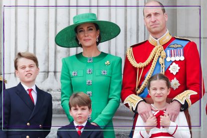 Prince George, Kate Middleton, Prince Louis, Prince William and Princess Charlotte
