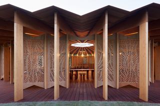 Serpentine Pavilion 2023 designed by Lina Ghotmeh