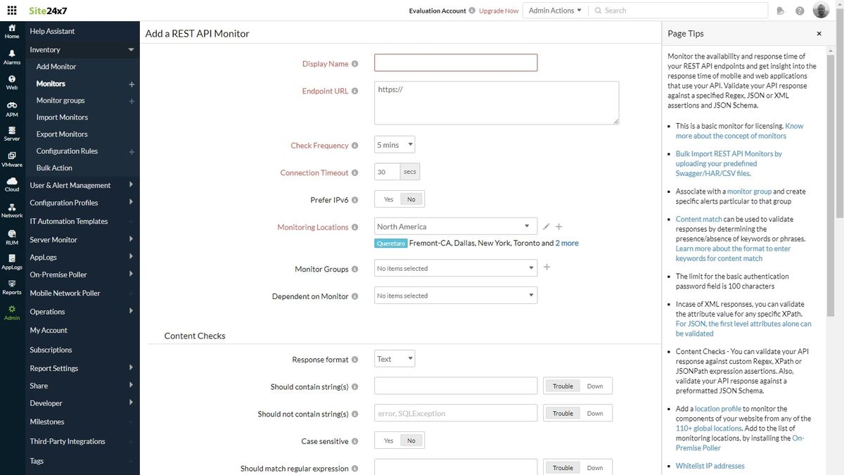 Site24x7 web content monitoring review | TechRadar
