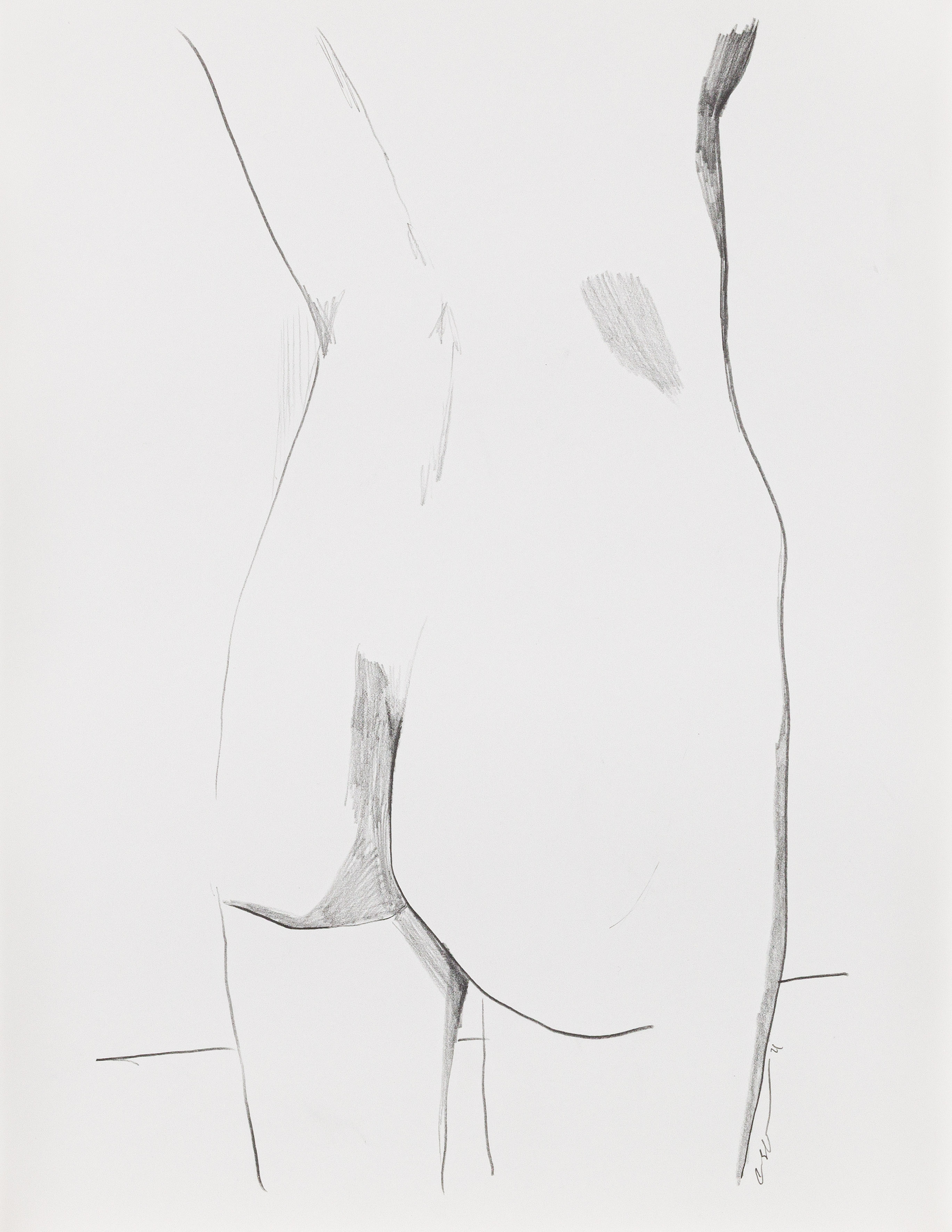 Collier Schorr drawings of nude people