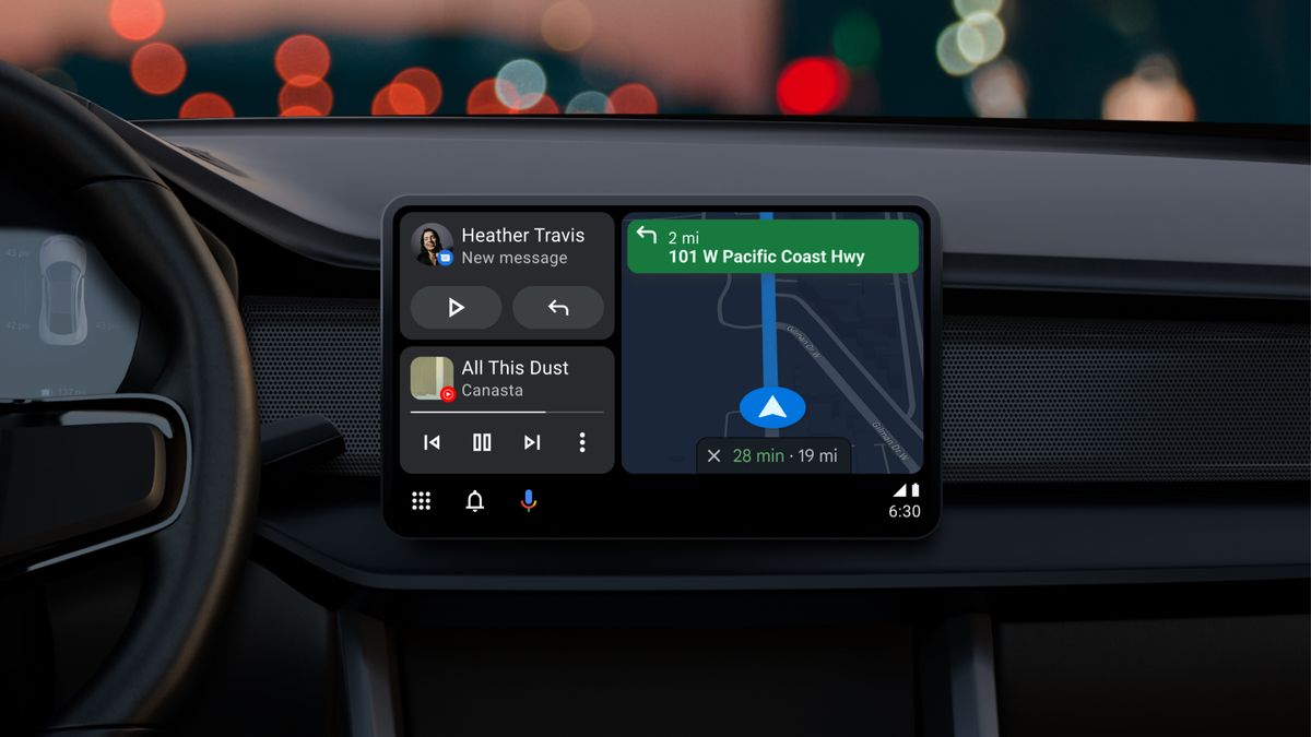 O Android Auto está passando por uma revisão de design – eis como ele se parece