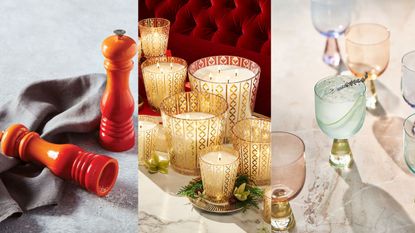 A three panel image of the best home gifts on sale in the Cyber Monday sales