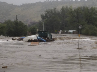 Debris from the flooding in Lyons, Colo.
