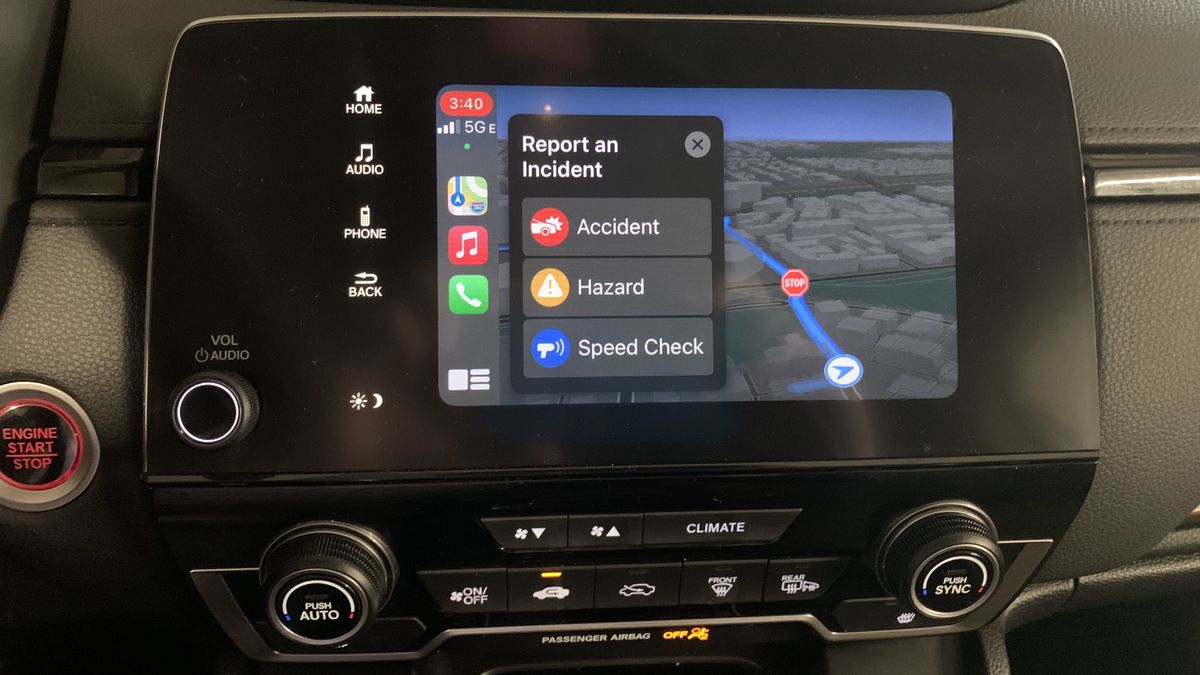 Apple CarPlay incident report