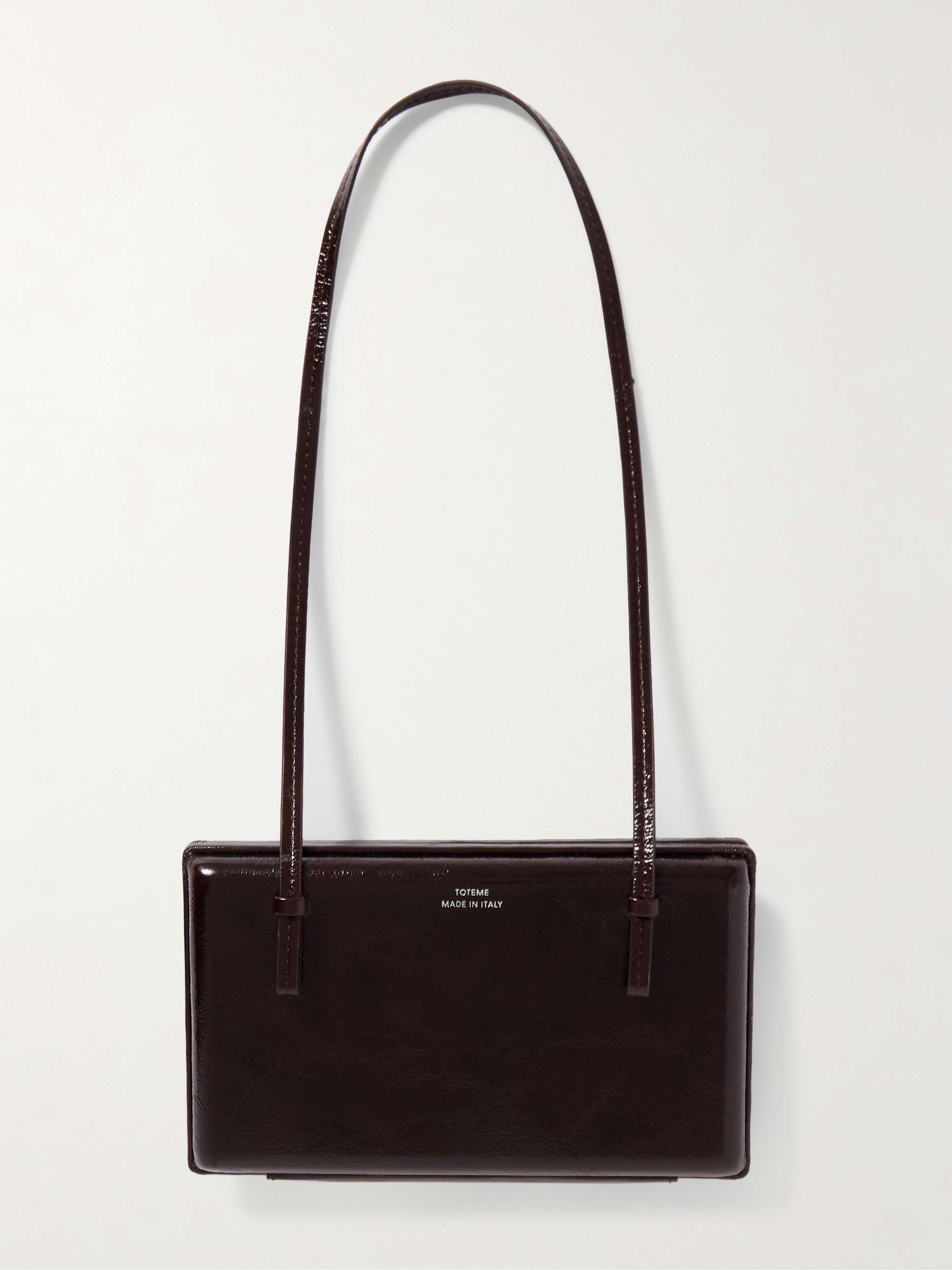 Cocktail Naplack Patent-Leather Shoulder Bag