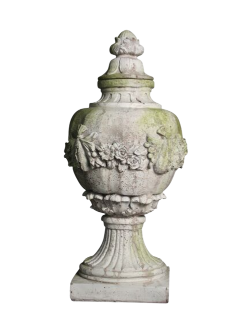 31" Tower Wall Finial, Cathedral White
