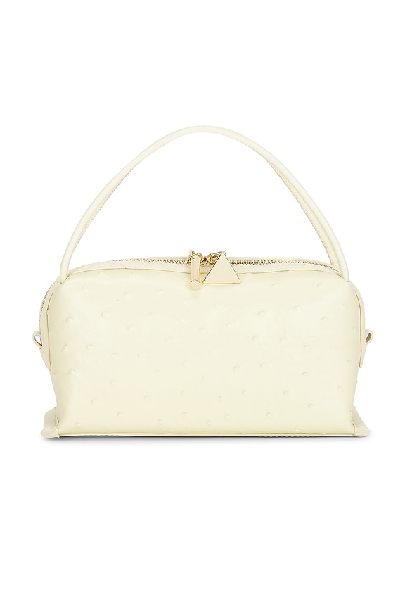X Revolve Ostrich Cafe Mini Bag